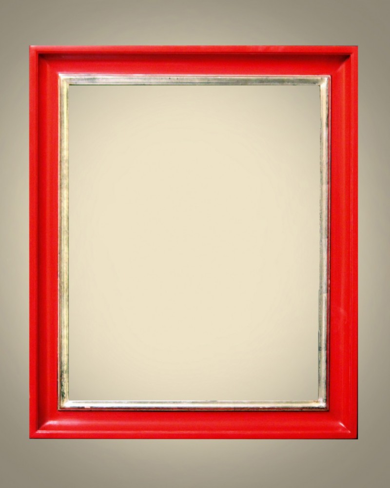 Cornici Laccate - oro a guazzo - 641/6 368 S/ Argento - Cornice in legno di tiglio massello laccata a mano con bordo interno in argento fino a guazzo lucidato con pietre dâ€™agata e ossidato. Rifinita con patine e cere naturali.Oltre che nelle misure standard, questo modello Ã¨ disponibile anche in misure a richiesta ed in asta. Disponibile in  altri colori e finiture. Caratteristiche tecniche:Larghezza: mm 60Altezza: mm 40Altezza Battuta: mm 22 - Cornici artigianali - Casa d'Arte - Bra (CN)